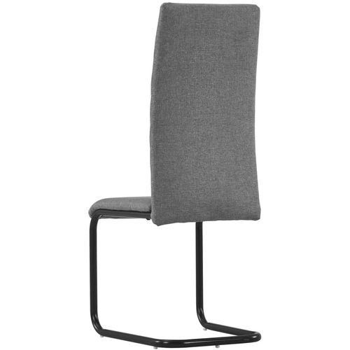 Konzolne blagovaonske stolice od tkanine 4 kom svjetlosive slika 15