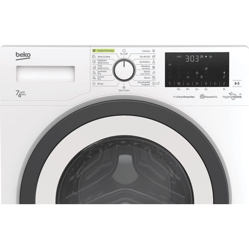 Beko HTV7736XSHT Mašina za pranje i sušenje veša, 7/4 kg, 1400 rpm, ProSmart™ Inverter, Bluetooth, Dubina 50 cm slika 8