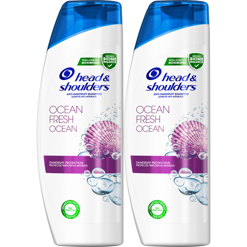 Head&Shoulders Ocean Fresh 2u1 šampon za kosu protiv peruti 2x360ml XXL slika 1