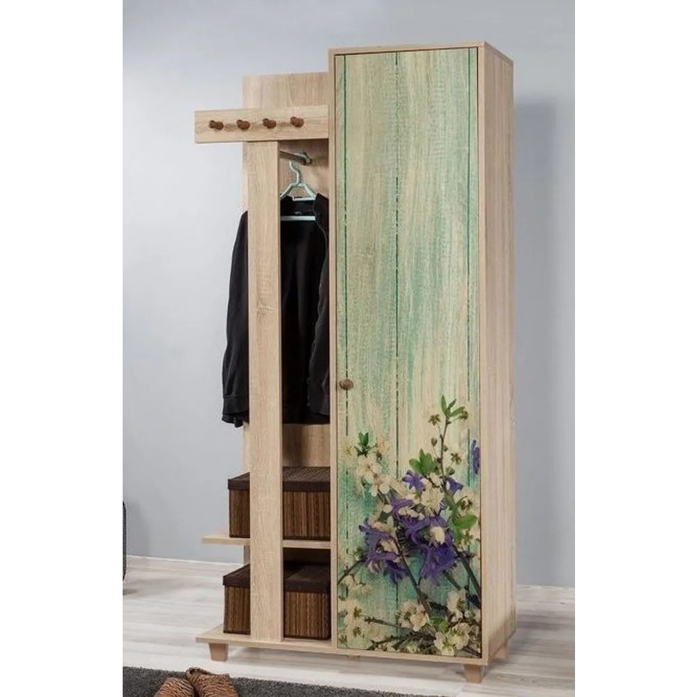 Hall Stand Garmanto 90 - 727 u boji sonoma hrasta slika 1