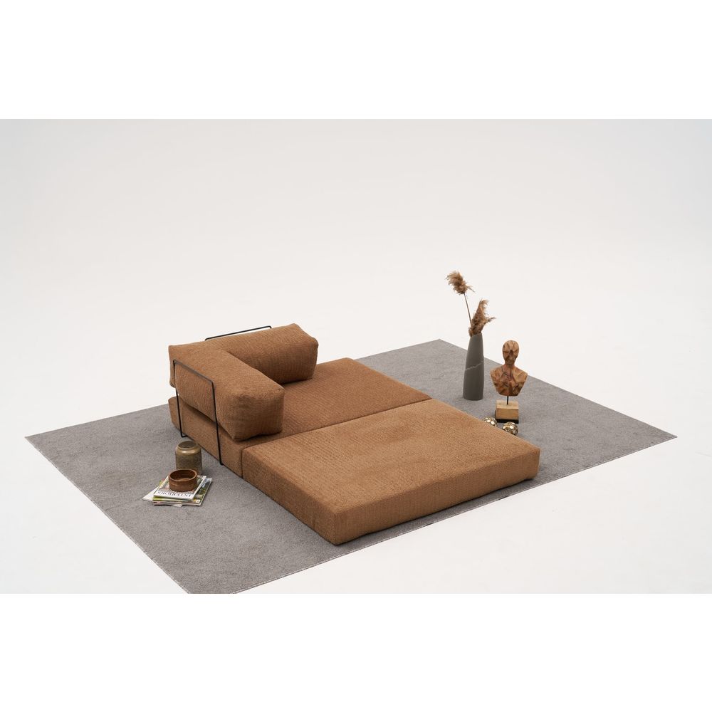 Udobna - Smeđa Ugaona Sofa slika 10