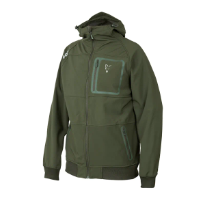 Fox Collection Green & Silver Shell Hoodie #M (CCL092)
