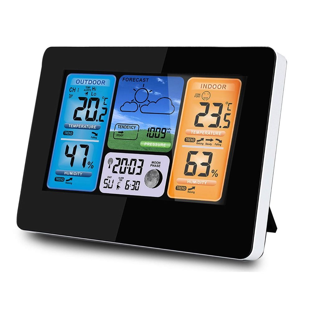 Meteorološka stanica s zaslonom BD-902 crna slika 2