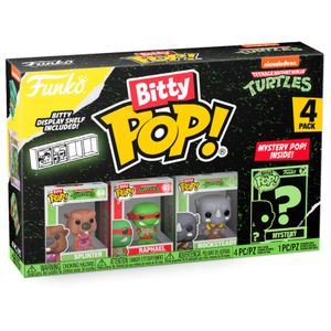 Blister 4 figure Bitty POP Teenage Mutant Ninja Turtles Splinter