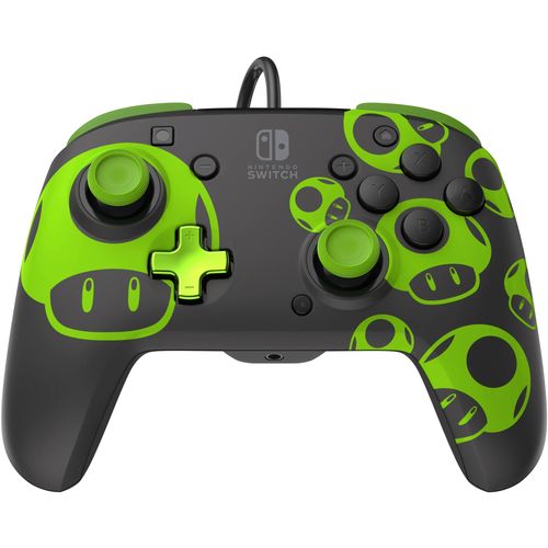 PDP NINTENDO SWITCH WIRED CONTROLLER REMATCH - 1UP GLOW IN THE DARK slika 1