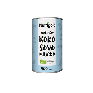 Kokosovo mlijeko - Organsko 400ml Nutrigold