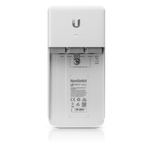 Ubiquiti NanoSwitch N-SW Outdoor 4-Port PoE Passthrough Switch slika 3