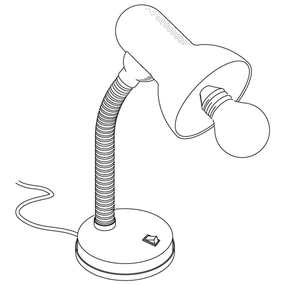 Eglo Basic stolna lampa/1 prilagodljiva plava  slika 4