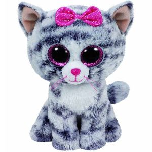 Ty Kid Igračka Beanie Boos Kiki - Grey Cat Mr37190