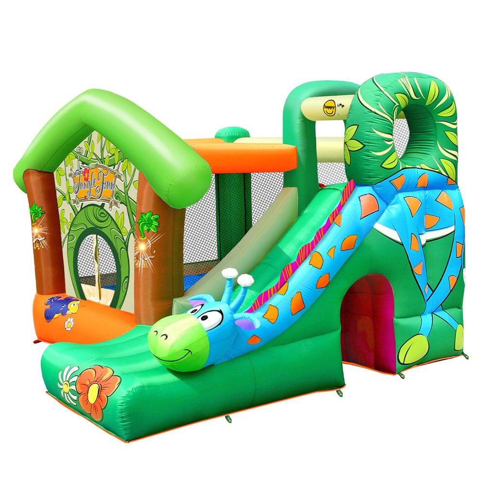 Happy Hop Igraonica na naduvavanje Giraffe Jungle Fun, 350x340x245cm  slika 1