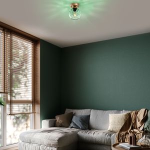 Zidna Lampa Benek - 15 - 14385, boje: Mint, Zlato