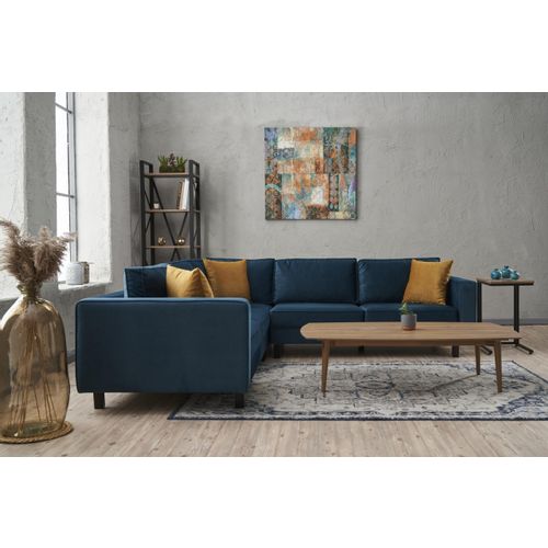 Atelier Del Sofa Kale Velvet - Ugao sofa u boji zelenog ulja slika 3