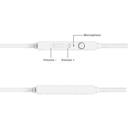 Xwave E-410M white slušalice za mobilni sa mikro/stereo/3.5mm/kabl 1.3 m/kontrola slika 3