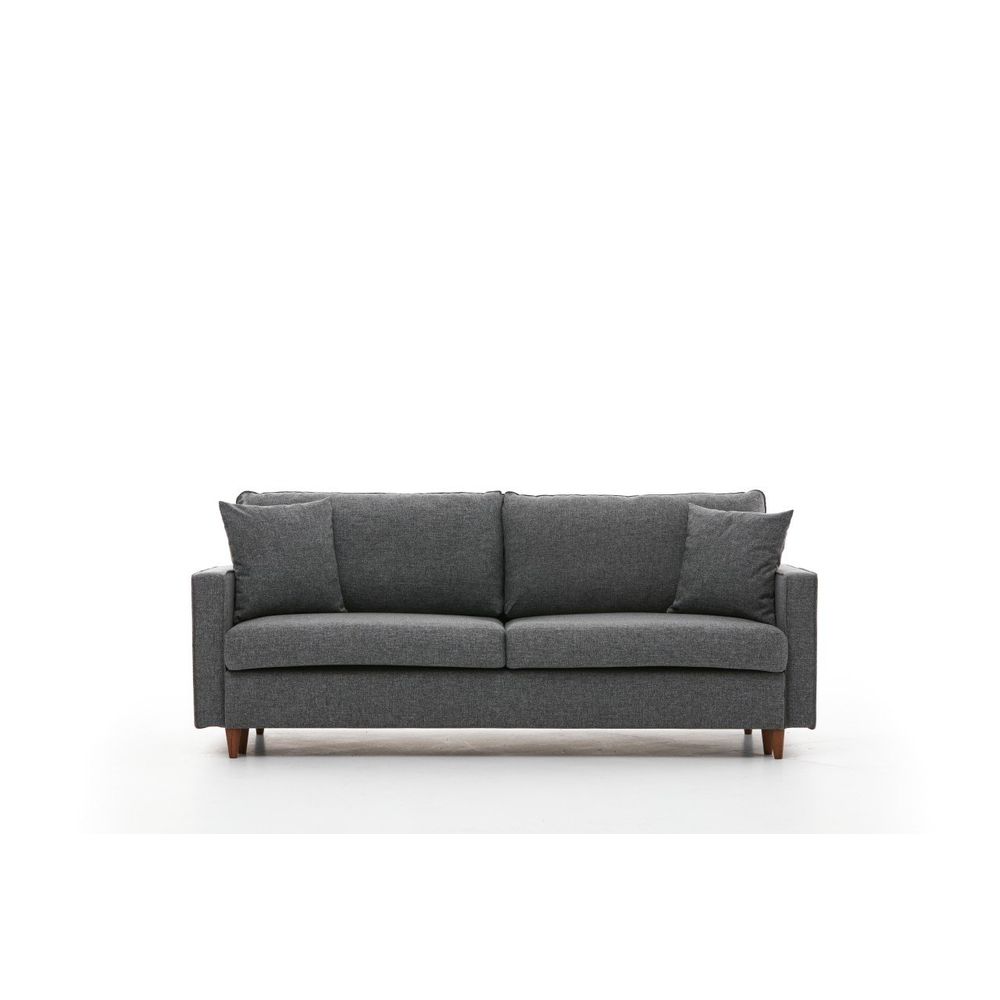 Eva - Siva Troosjedna Sofa na Razvlačenje slika 6