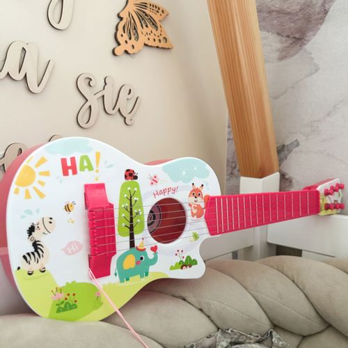 Woopie akustična gitara za djecu: Roza, 55 cm slika 3