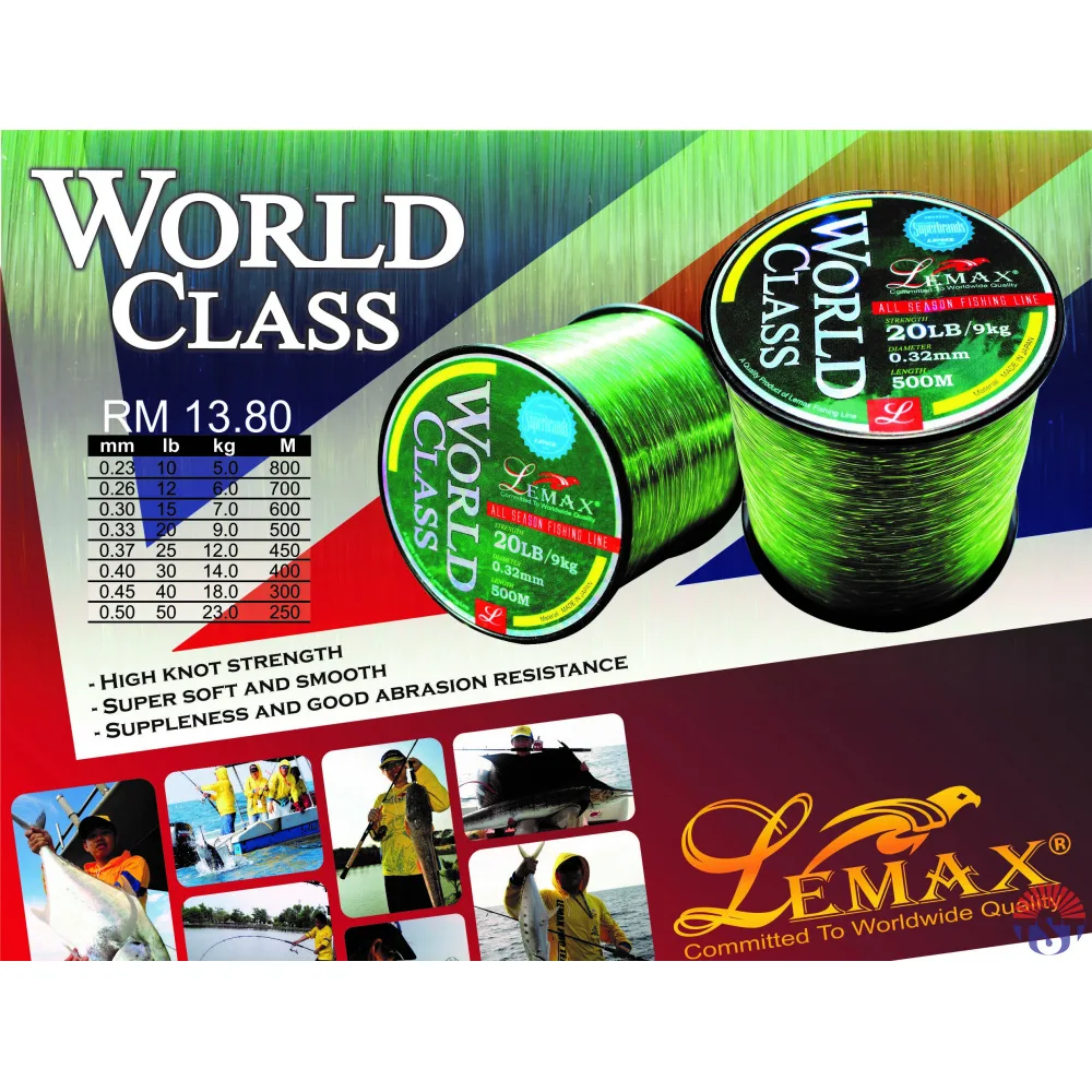 Lemax Line najlon NEW WD-CLASS 400m 0,36mm B 25lb slika 1