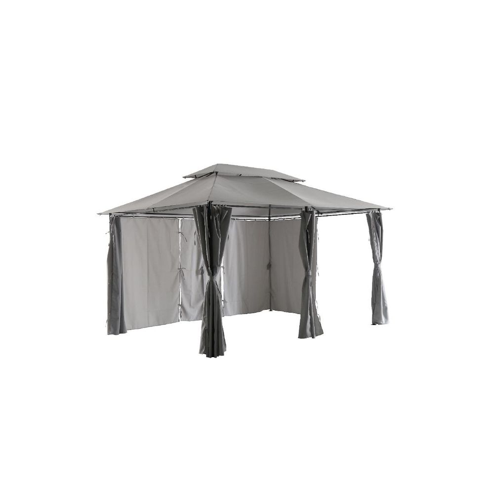 Metalna gazebo tenda Belize - siva slika 1