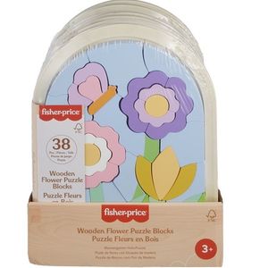 Fisher Price HXT97 Drvena slagalica Wooden Flower 38kom