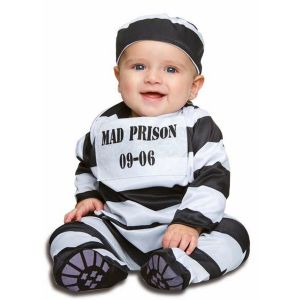 Svečana odjeća za bebe My Other Me Bijela Crna Zatvorenik (2 Dijelovi) 12-24 Mjeseca
