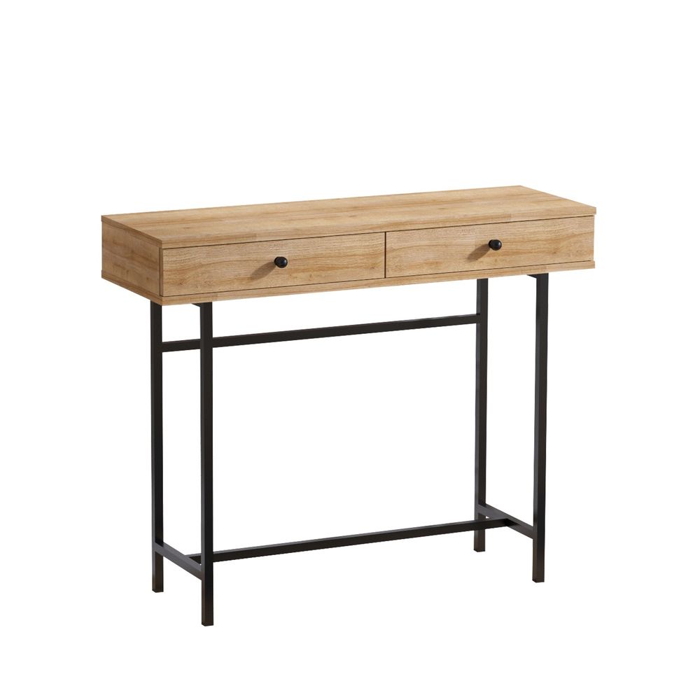 Komoda u nijansi tamnog hrasta s crnim detaljima -  Esta OakBlack - izložbeni artikl (oštećenja ambalaža) slika 3