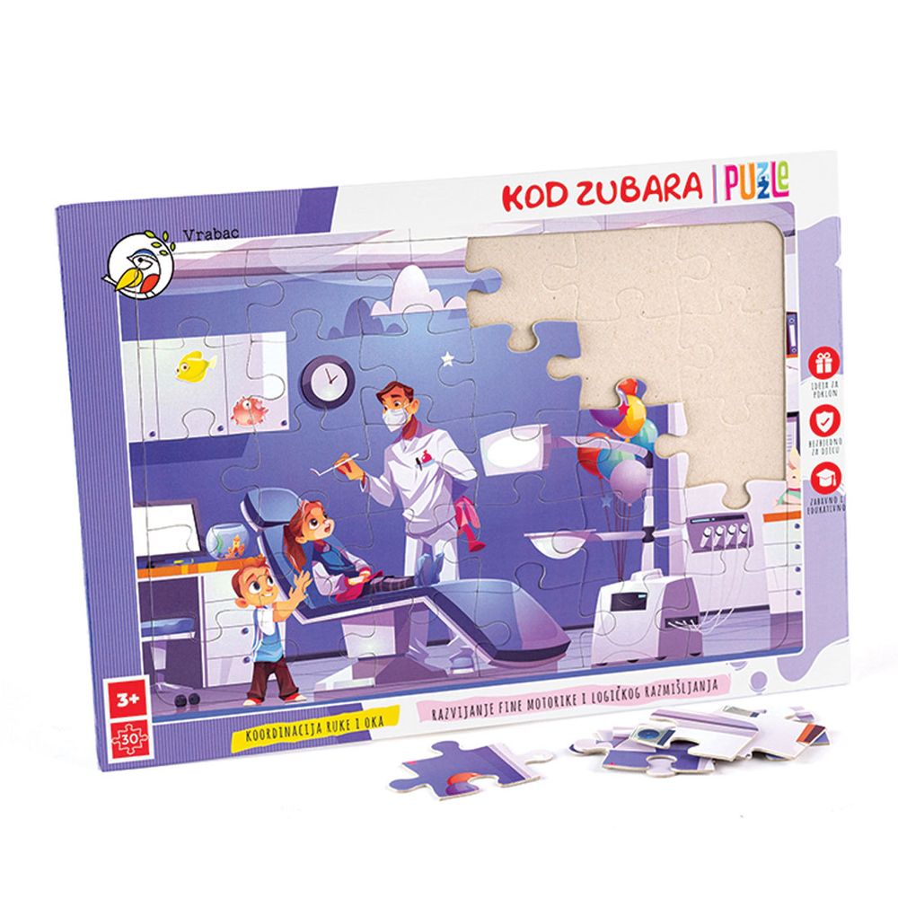 Vrabac Puzzle Fun 30, Kod zubara slika 2