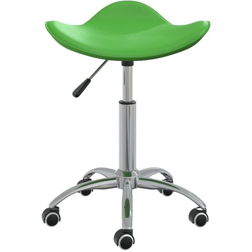 Salonski stolac od umjetne kože zeleni slika 28