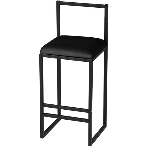 Woody Fashion Barski stol i set stolica (5 komada), Nordic - Black slika 5