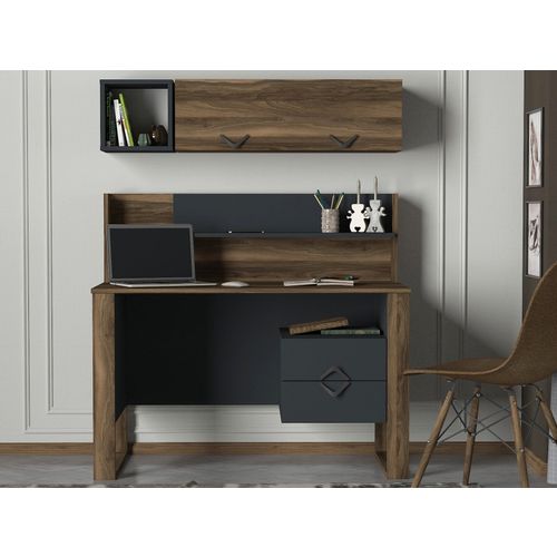 Woody Fashion Radni stol, Orah Antracit, Bumerang - Walnut, Anthracite slika 3