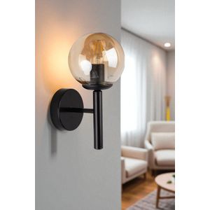 Opviq Zidna lampa 649, med, crna