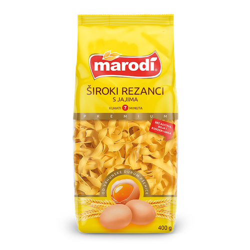 Marodi Široki rezanci s jajima 400g slika 1