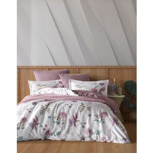 L'essential Maison Larin Pink
White Ranforce Double Quilt Cover Set