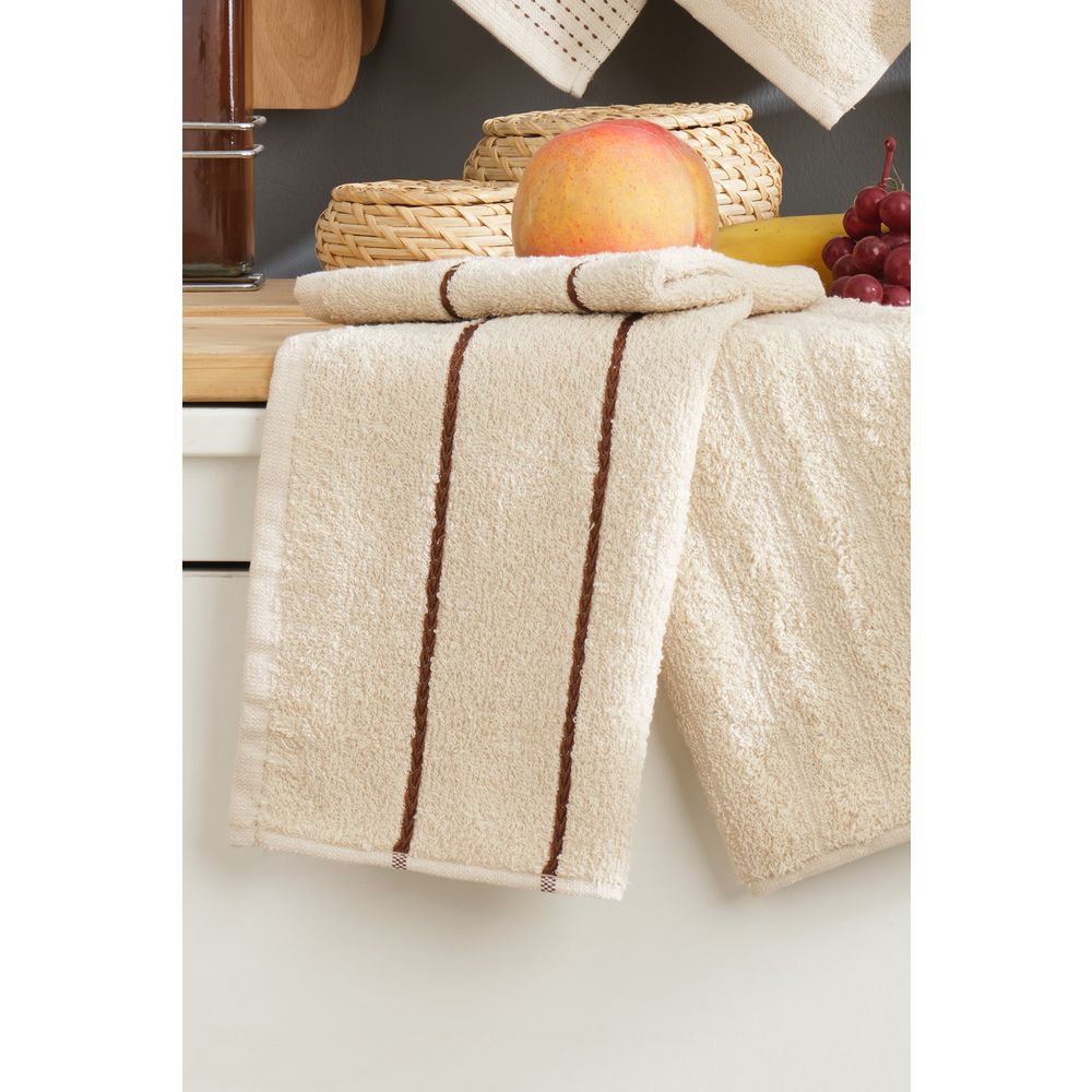 Sofya - Beige Beige Wash Towel Set (6 Pieces) slika 2