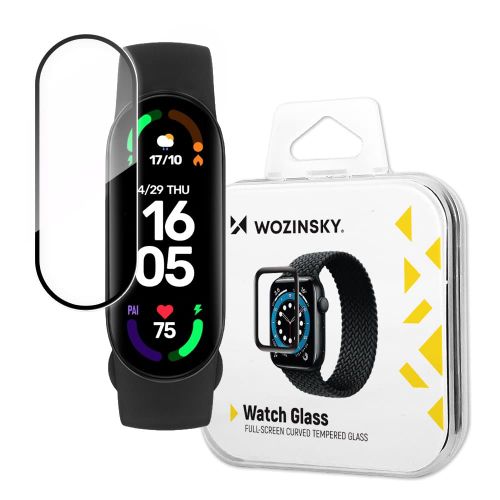 Wozinsky Watch Glass hibridno staklo za Xiaomi Mi Band 6 crno slika 1