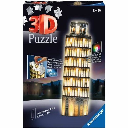 3D Puzzle Ravensburger Tour De Pise Night Edition 216 Dijelovi slika 1