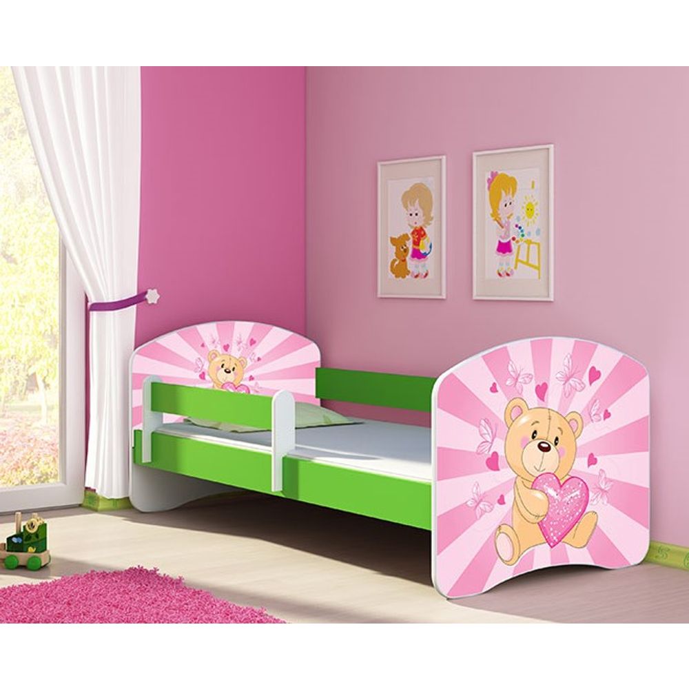 ACMA Dječiji krevet Acma II Green - 140x70cm - Dezen 10 slika 1