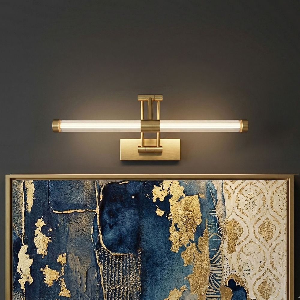 Kupaonska zidna LED lampa APP1899-1W 40cm BRUSH GOLD slika 4