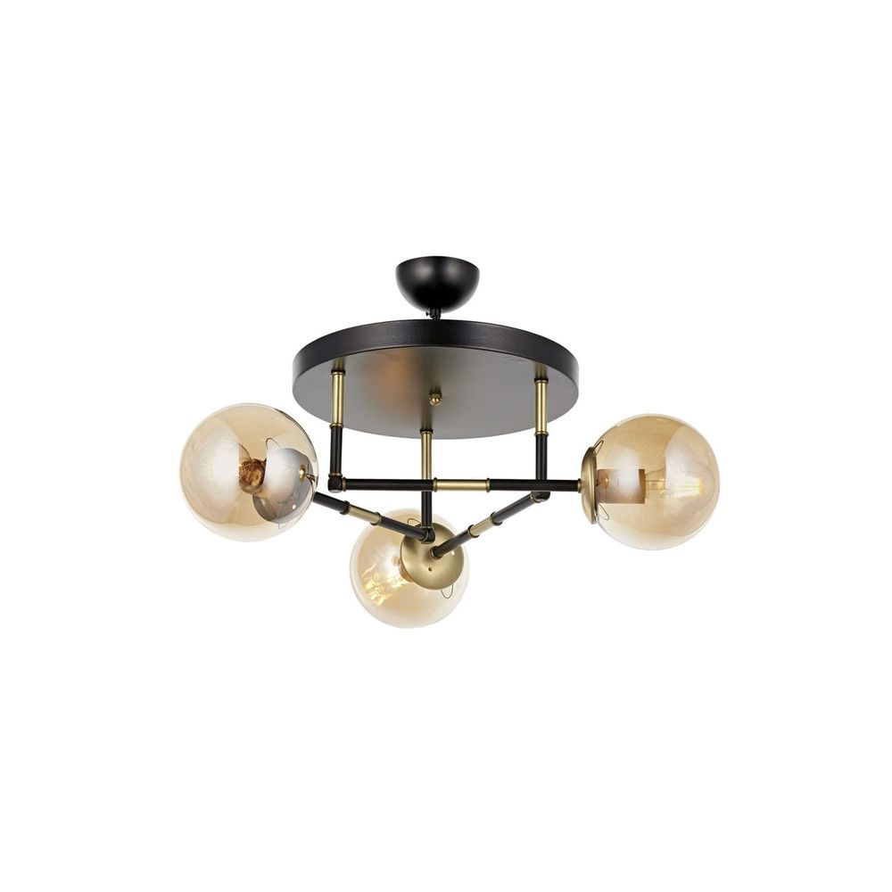 Luster AV-4331-3T-BSY u Crno-Zlatnoj Boji slika 1