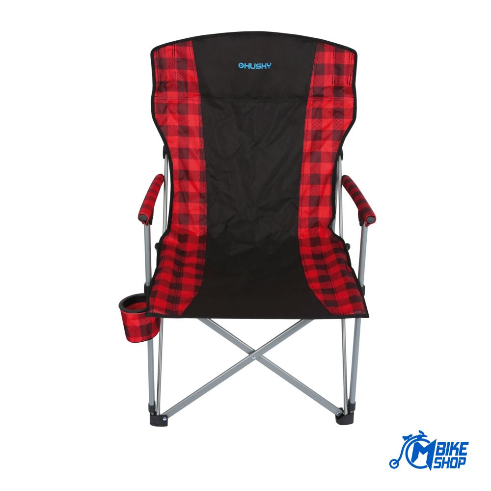 HUSKY Sklopiva stolica Moat Black/Red slika 2
