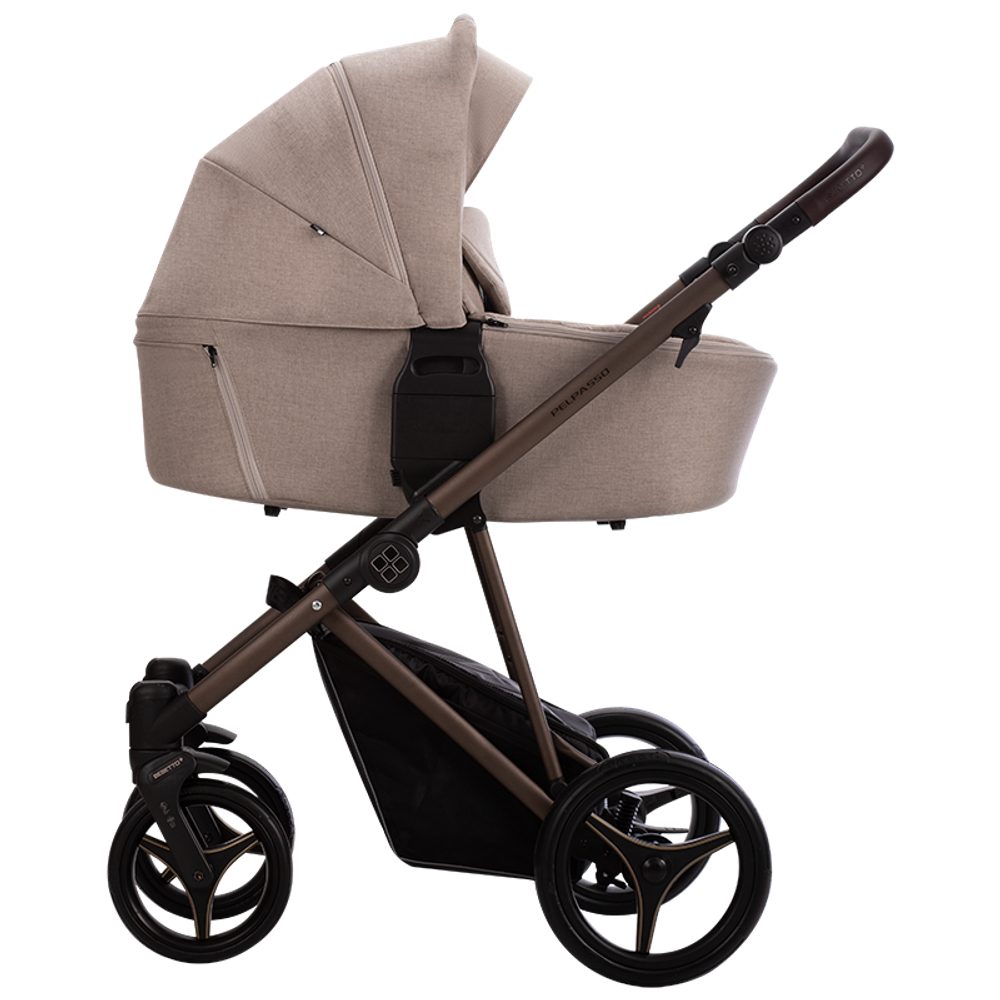 Bebetto Kolica za bebe Pelpasso - Set 3U1 01 Choco slika 2