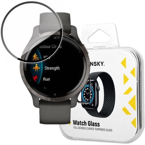 Wozinsky Watch Glass hibridno staklo za Garmin Venu 2S crno slika 1