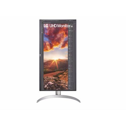 LG 27UP85NP-W Monitor 27" IPS 3840x2160 60Hz 5ms GtG HDMIx2 DP USB Freesync pivot visina srebrna slika 4