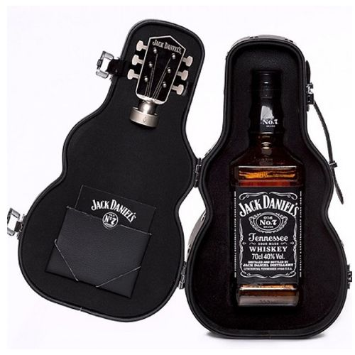 Jack Daniel´s guitar case – gift box gitara 0,7l slika 1