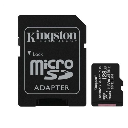 MikroSD  memorijska kartica 128GB Kingston SelectPlus klasa10 slika 1