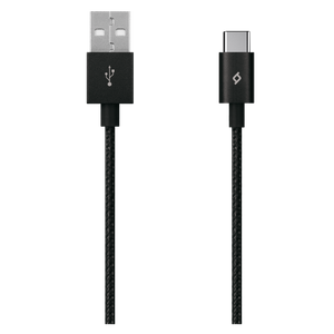 Ttec Kabel - USB-C to USB (1,20m) - Black - Alumi Cable