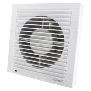 Ventilator s odgođenim gašenjem/tajmerom   220 V, 50 Hz, 18 W, 320 m³/h, 35 db, fi 148mm sa integriranom dvokrilnom zaklopkom 