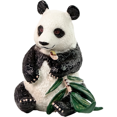 Kolekcionarska figurica velika panda s bambusom slika 1