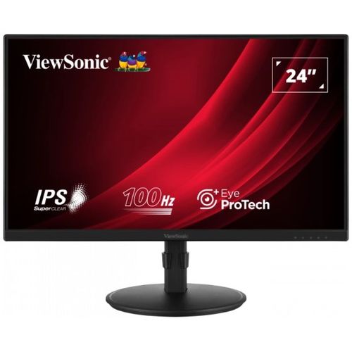 Monitor ViewSonic 23.8" VG2408A, FHD, IPS, 100Hz, VGA, HDMI, DP, zvučnici slika 1