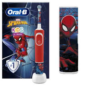 Oral-B električna četkica za zube D100 Vitality Spiderman + Travel Case