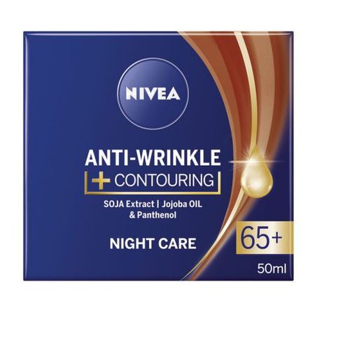 NIVEA Anti-Wrinkle Contouring noćna krema za lice 65+ 50ml slika 1