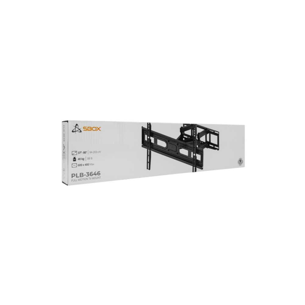 SBOX Zidni stalak PLB-3646-2 (37-80"/40kg/600x400) slika 8